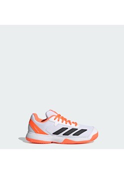 adidas Buty do tenisa Courtflash JR4450 Biały ze sklepu MODIVO w kategorii Buty sportowe dziecięce - zdjęcie 188356586