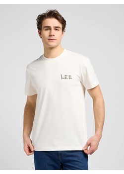 MESKA KOSZULKA LEE RELAXED GRAPHIC TEE ECRU 112370517 ze sklepu YouNeedit.pl w kategorii T-shirty męskie - zdjęcie 188357296