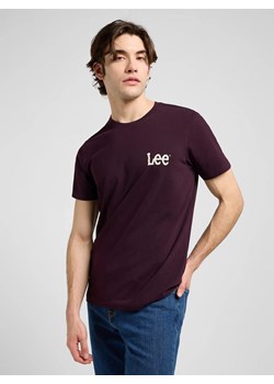 MESKA KOSZULKA LEE MEDIUM WOBBLY LEE TEE DEEP WINE 112370506 ze sklepu YouNeedit.pl w kategorii T-shirty męskie - zdjęcie 188357425