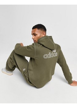 ADIDAS BLUZA Z KAPTUREM STITCH HD KHAKI ze sklepu JD Sports  w kategorii Bluzy męskie - zdjęcie 188357499