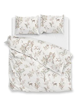 Zo!Home Komplet pościeli flanelowej "Hazel" w kolorze kremowo-jasnobrązowym ze sklepu Limango Polska w kategorii Pościele - zdjęcie 188358259