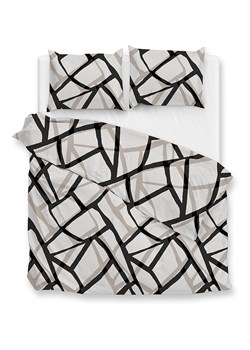 Zo!Home Komplet pościeli flanelowej "Serena" w kolorze biało-czarno-beżowym ze sklepu Limango Polska w kategorii Pościele - zdjęcie 188358266