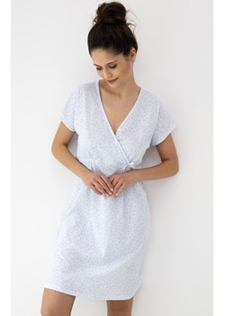 Sensis bawełniana koszula nocna Michaela, Kolor biało-niebieski, Rozmiar S, SENSIS ze sklepu Primodo w kategorii Koszule nocne - zdjęcie 188358705