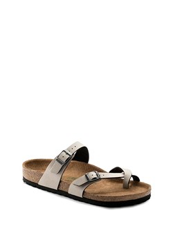 Birkenstock Japonki w kolorze szarym ze sklepu Limango Polska w kategorii Klapki damskie - zdjęcie 188358925