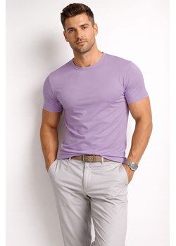 T-shirt premium bawełniany lawendowy Recea ze sklepu Recea.pl w kategorii T-shirty męskie - zdjęcie 188358929