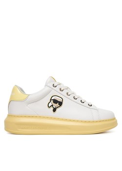 KARL LAGERFELD Sneakersy Kapri KL62530N Biały ze sklepu MODIVO w kategorii Buty sportowe damskie - zdjęcie 188359775