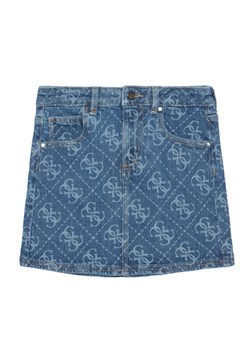 Guess Spódnica jeansowa J6RD03 D5FM0 Niebieski Regular Fit ze sklepu MODIVO w kategorii Spódnice dziewczęce - zdjęcie 188359779