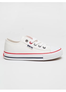 Trampki dziecięce niskie białe JJ374400 101 ze sklepu Big Star w kategorii Trampki dziecięce - zdjęcie 188360009