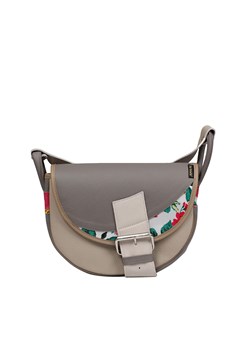 popielata damska torebka skórzana  listonoszka  na ramię Freshman M ze sklepu Słoń Torbalski w kategorii Listonoszki - zdjęcie 188360096