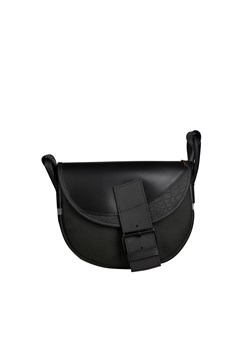 czarna skórzana  torebka damska listonoszka na ramię Freshman Mini ze sklepu Słoń Torbalski w kategorii Listonoszki - zdjęcie 188360115