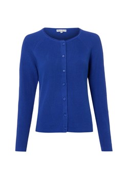 Marie Lund Kardigan damski Kobiety Bawełna indygo jednolity ze sklepu vangraaf w kategorii Swetry damskie - zdjęcie 188360146