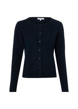 Marie Lund Kardigan damski Kobiety Bawełna granatowy jednolity ze sklepu vangraaf w kategorii Swetry damskie - zdjęcie 188360147