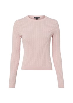 Franco Callegari Sweter damski z dzianiny Kobiety Bawełna różowy jednolity ze sklepu vangraaf w kategorii Swetry damskie - zdjęcie 188360155