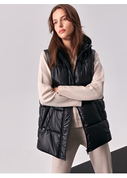 Mohito - Pikowana czarna kamizelka - czarny ze sklepu Mohito w kategorii Kamizelki damskie - zdjęcie 188360475