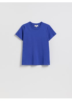 Reserved - Bawełniany t-shirt - niebieski ze sklepu Reserved w kategorii Bluzki damskie - zdjęcie 188360769