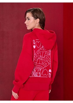 Sinsay - Bluza z nadrukiem na plecach - czerwony ze sklepu Sinsay w kategorii Bluzy damskie - zdjęcie 188361908