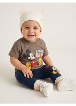 Sinsay - Prążkowana czapka beanie - kremowy ze sklepu Sinsay w kategorii Czapki dziecięce - zdjęcie 188361918