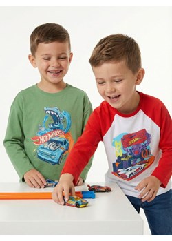 Sinsay - Bawełniane koszulki z nadrukiem 2 pack Hot Wheels - wielobarwny ze sklepu Sinsay w kategorii T-shirty chłopięce - zdjęcie 188361986