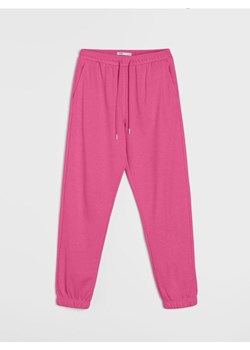 Sinsay - Dresowe spodnie jogger terry - różowy ze sklepu Sinsay w kategorii Spodnie damskie - zdjęcie 188362009