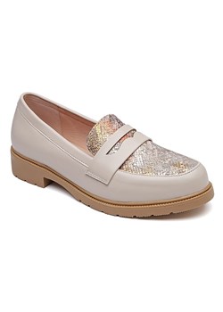 Sixth Sens Mokasyny w kolorze beżowym ze sklepu Limango Polska w kategorii Mokasyny damskie - zdjęcie 188363878