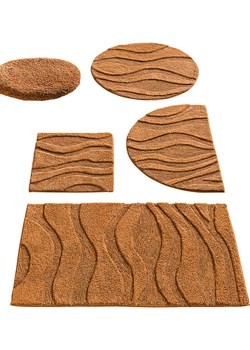 heine home Dywanik łazienkowy w kolorze jasnobrązowym ze sklepu Limango Polska w kategorii Akcesoria łazienkowe - zdjęcie 188364007