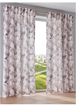 heine home Firanka dekoracyjna w kolorze biało-beżowo-brązowym ze sklepu Limango Polska w kategorii Tekstylia - zdjęcie 188364088