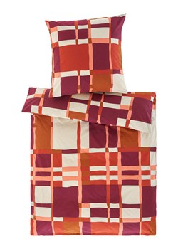 heine home Komplet pościeli renforcé w kolorze czerwono-pomarańczowym ze sklepu Limango Polska w kategorii Pościele - zdjęcie 188364105