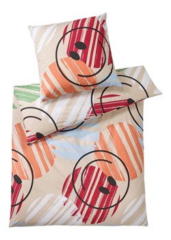 heine home Komplet pościeli renforcé w kolorze beżowym ze wzorem ze sklepu Limango Polska w kategorii Pościele - zdjęcie 188364107