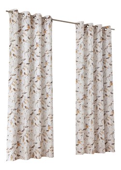 heine home Zasłona dekoracyjna w kolorze biało-jasnobrązowym ze sklepu Limango Polska w kategorii Tekstylia - zdjęcie 188364138