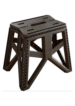 heine home Hocker składany w kolorze czarnym - 39 x 33,5 x 27,5 cm ze sklepu Limango Polska w kategorii Pufy i siedziska - zdjęcie 188364178