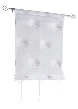 heine home Roleta w kolorze białym z tasiemkami ze sklepu Limango Polska w kategorii Tekstylia - zdjęcie 188364297