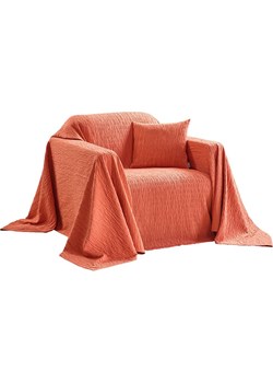 heine home Pled w kolorze pomarańczowym ze sklepu Limango Polska w kategorii Tekstylia - zdjęcie 188364397