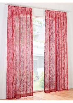heine home Firanka dekoracyjna w kolorze czerwonym ze sklepu Limango Polska w kategorii Tekstylia - zdjęcie 188364418