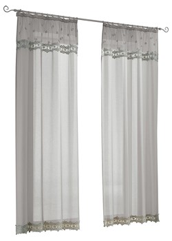 heine home Zasłona dekoracyjna w kolorze szarym ze sklepu Limango Polska w kategorii Tekstylia - zdjęcie 188364478