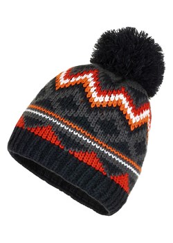 Kamik Czapka "Karo" w kolorze czarno-pomarańczowym ze sklepu Limango Polska w kategorii Czapki dziecięce - zdjęcie 188366529