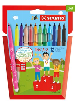 STABILO Mazaki (24 szt.) "STABILO Trio A-Z" ze sklepu Limango Polska w kategorii Akcesoria biurowe - zdjęcie 188367986