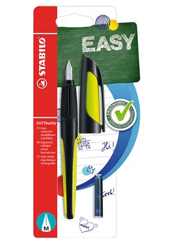 STABILO Pióro wieczne "EASYbuddy" w kolorze czarno-zielonym ze sklepu Limango Polska w kategorii Akcesoria biurowe - zdjęcie 188368299