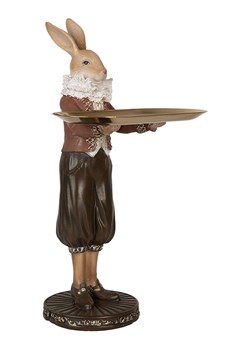 Clayre &amp; Eef Figurka dekoracyjna w kolorze brązowo-beżowym - 13 x 28 x 10 cm ze sklepu Limango Polska w kategorii Dekoracje - zdjęcie 188369548