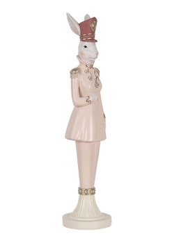Clayre &amp; Eef Figurka dekoracyjna w kolorze jasnoróżowo-białym - 11 x 44 x 11 cm ze sklepu Limango Polska w kategorii Dekoracje - zdjęcie 188369629