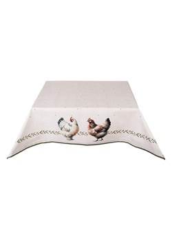 Clayre &amp; Eef Obrus w kolorze kremowo-czarnym - 100 x 100 cm ze sklepu Limango Polska w kategorii Obrusy i bieżniki - zdjęcie 188370035