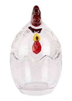 Clayre &amp; Eef Słoik w kolorze czerwonym - wys. 9 x Ø 6 cm ze sklepu Limango Polska w kategorii Pojemniki kuchenne - zdjęcie 188370176