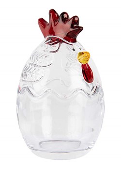 Clayre &amp; Eef Słoik w kolorze czerwonym - wys. 14 x Ø 8 cm ze sklepu Limango Polska w kategorii Pojemniki kuchenne - zdjęcie 188370188