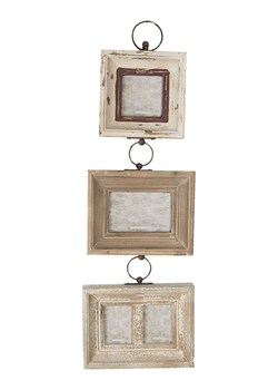 Clayre &amp; Eef Ramka w kolorze kremowo-beżowym na zdjęcia - 24 x 78 cm ze sklepu Limango Polska w kategorii Ramki na zdjęcia - zdjęcie 188370317