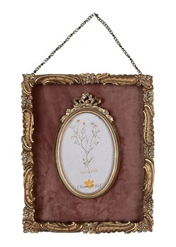 Clayre &amp; Eef Ramka w kolorze złoto-brązowym na zdjęcia - 23 x 28 x 3 cm ze sklepu Limango Polska w kategorii Ramki na zdjęcia - zdjęcie 188370326