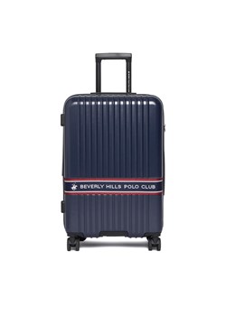 Walizka średnia Beverly Hills Polo Club CEO-BHPC-M-006-08-NAVY Granatowy ze sklepu eobuwie.pl w kategorii Walizki - zdjęcie 188371355