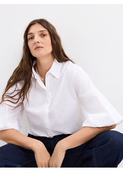 Mohito - Koszula z bufiastymi rękawami - biały ze sklepu Mohito w kategorii Koszule damskie - zdjęcie 188373225
