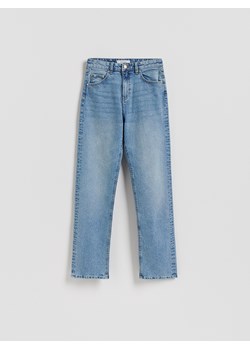 Reserved - Jeansy straight - niebieski ze sklepu Reserved w kategorii Jeansy damskie - zdjęcie 188373519