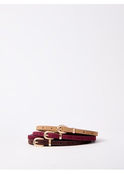 Mohito - Zestaw skórzanych pasków - wielobarwny ze sklepu Mohito w kategorii Paski damskie - zdjęcie 188374715