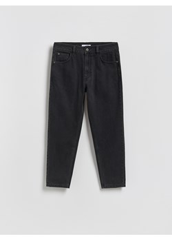 Reserved - Jeansy carrot z efektem sprania - czarny ze sklepu Reserved w kategorii Jeansy męskie - zdjęcie 188374985