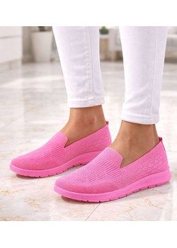 Wkładane fuksjowe  damskie buty sportowe /A8-2 14147 T234/ ze sklepu Pantofelek24.pl w kategorii Trampki damskie - zdjęcie 188375177